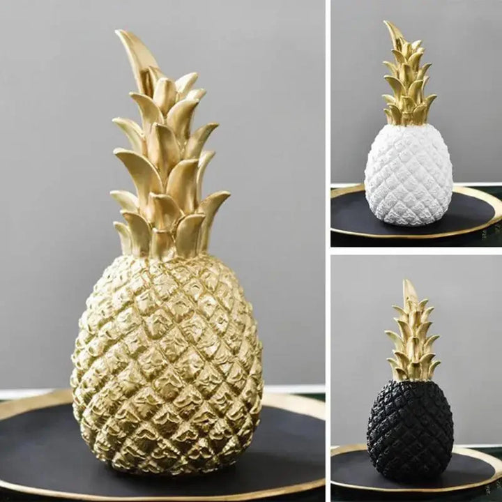 LumiPine – Goldene Ananas-Heimdekoration