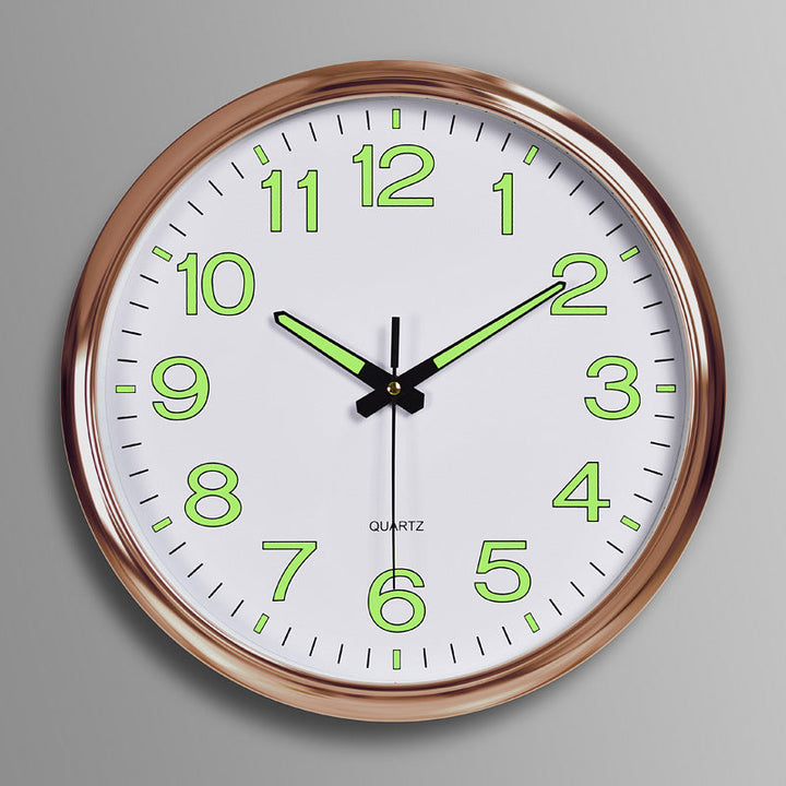 Beleuchtete Lautlose Wanduhr 30 cm