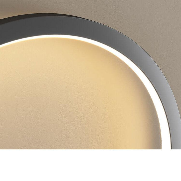 Moderne LED-Wandlampe mit minimalistischem, kreisförmigem Design