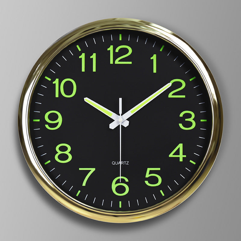 Beleuchtete Lautlose Wanduhr 30 cm