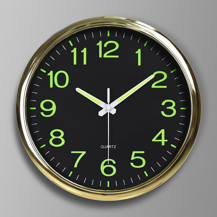 Beleuchtete Lautlose Wanduhr 30 cm