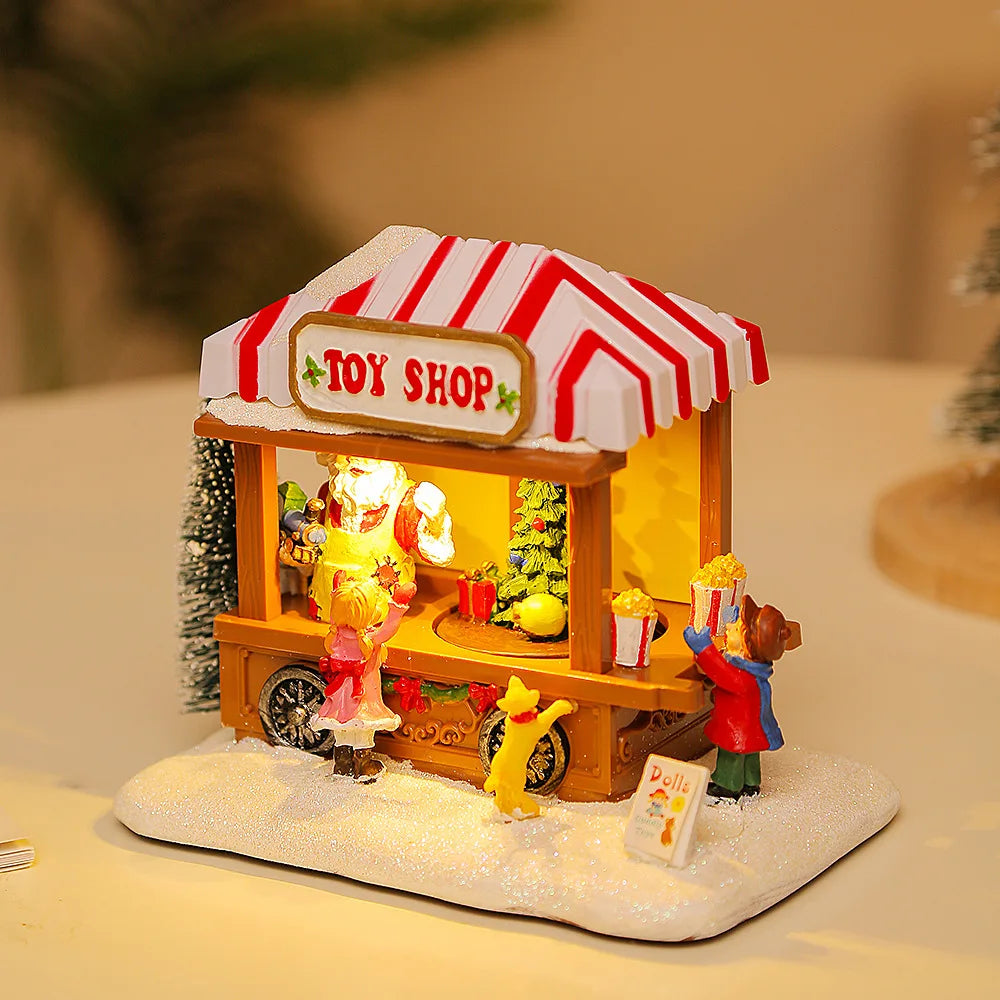 Party Village - Beleuchtetes Weihnachtsdorf