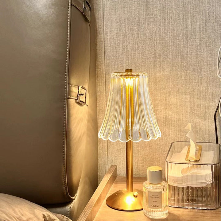 Brilliance – LED-Retro-Tischlampe, wiederaufladbar über USB