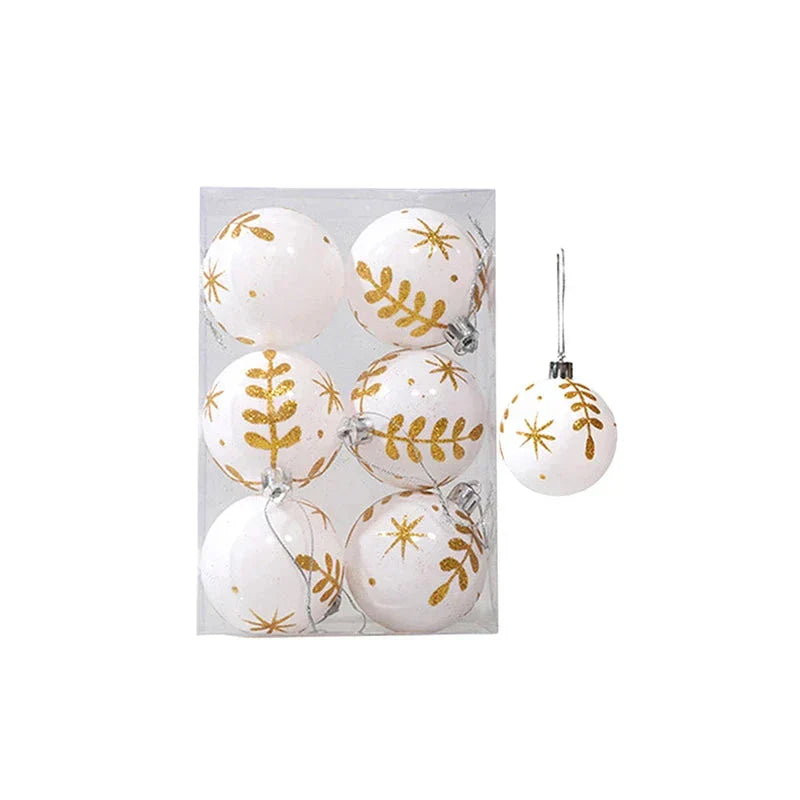 Sneeuwvlok - Elegante Schneeflocken-Weihnachtskugeln