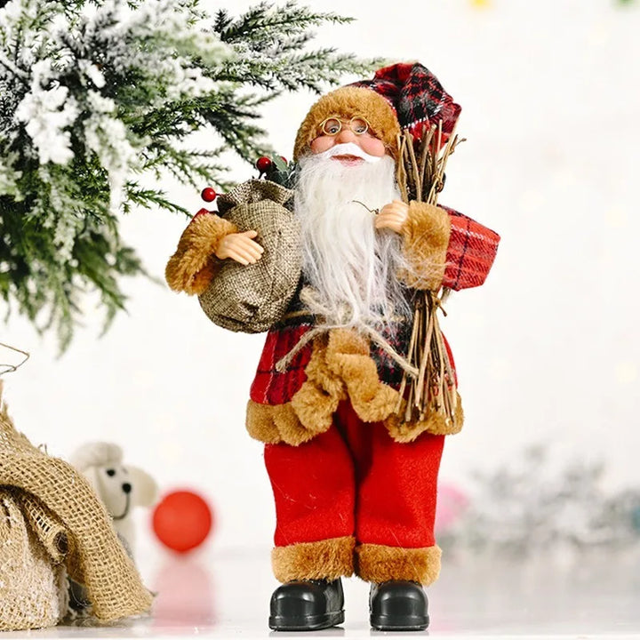 PoupeeFestive - Santa Claus Plüschtier für Weihnachten und Festlichkeiten