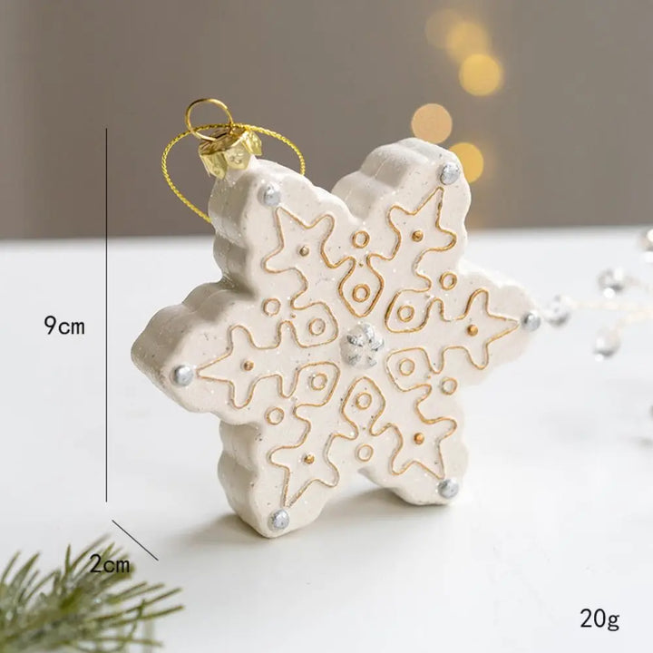 Schneemann-Häuschen - Charmanter Weihnachtsbaumanhänger für Gemütliche Feststimmung