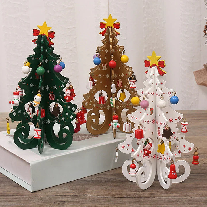 DecorEnHout - Charmanter 3D-Weihnachtsbaum