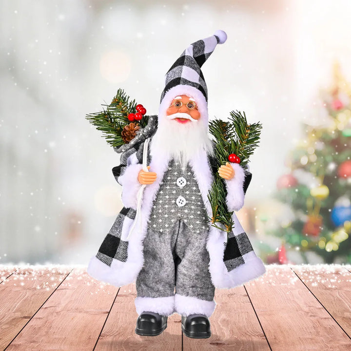 PoupeeFestive - Santa Claus Plüschtier für Weihnachten und Festlichkeiten