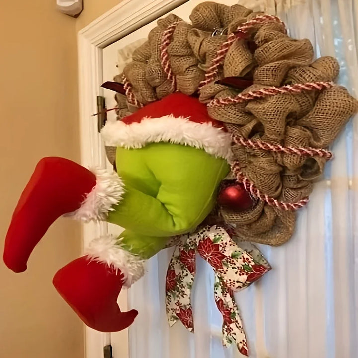 Elfenbein Kranz – Weihnachtskranz mit Verspielten Beinen