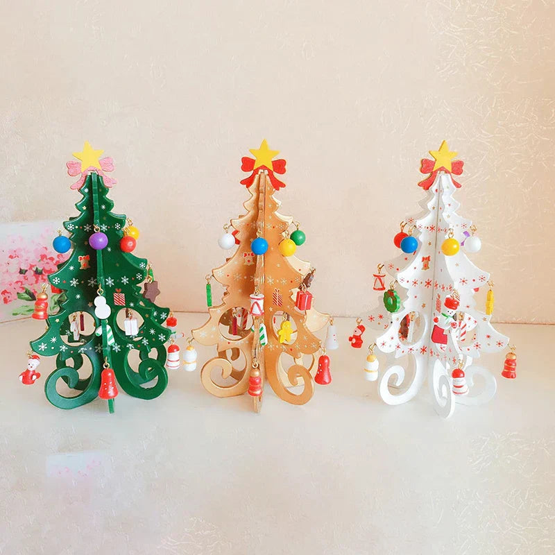 DecorEnHout - Charmanter 3D-Weihnachtsbaum