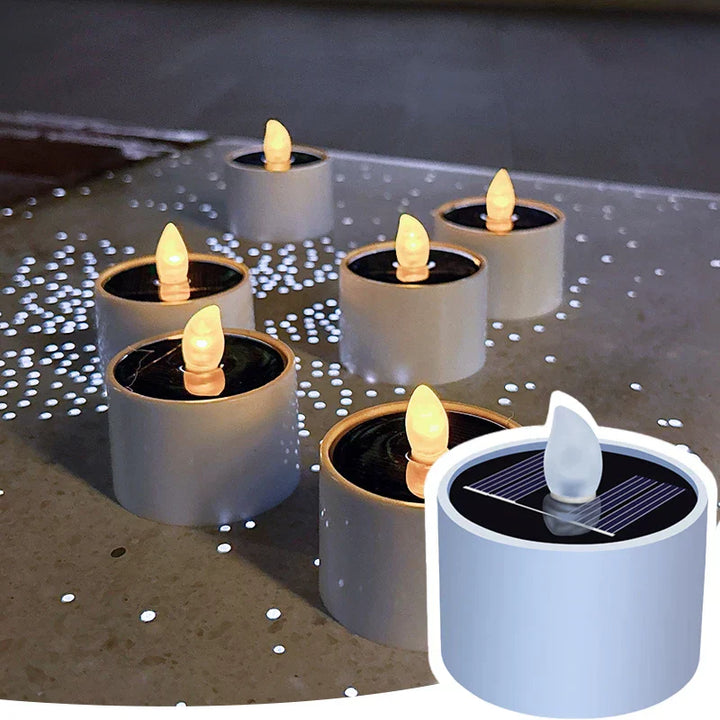 AmbianceFlicker – Zonne-energie Kaarsen voor Buitendecoraties
