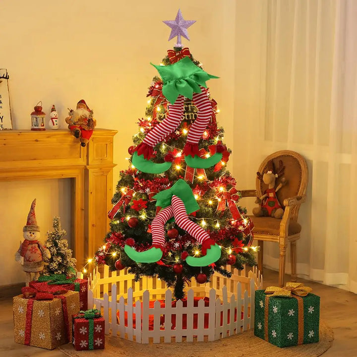 Elfische Beine – Verspielte Lappenbeine für Ihre Weihnachtsdekoration