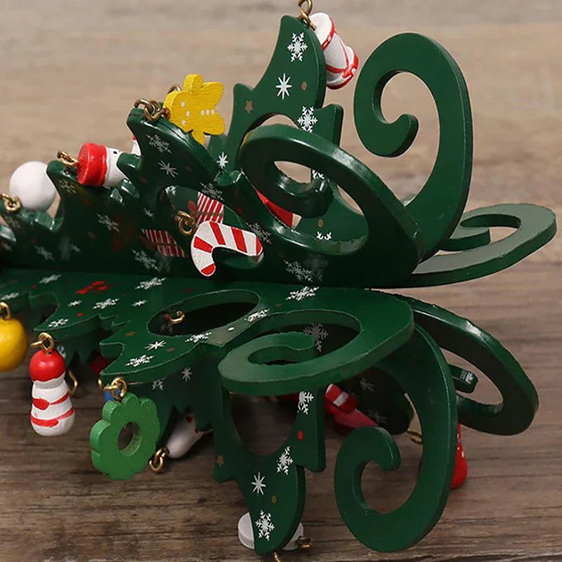 DecorEnHout - Charmanter 3D-Weihnachtsbaum