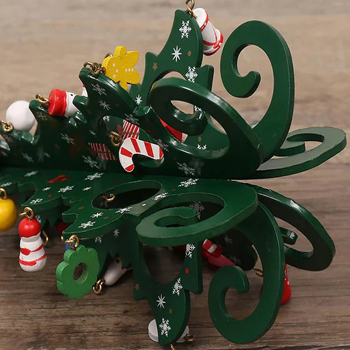 DecorEnHout - Charmanter 3D-Weihnachtsbaum