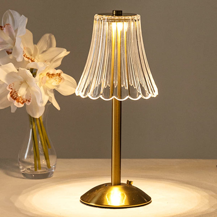 Brilliance – LED-Retro-Tischlampe, wiederaufladbar über USB