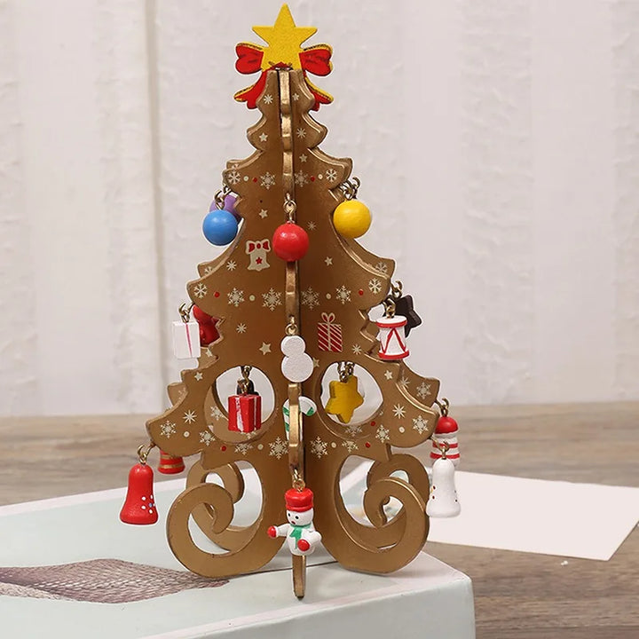 DecorEnHout - Charmanter 3D-Weihnachtsbaum