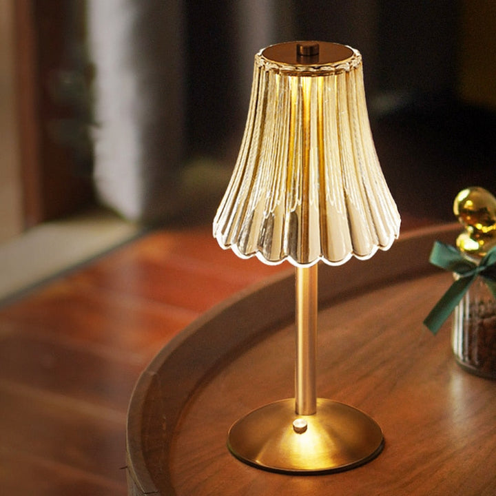 Brilliance – LED-Retro-Tischlampe, wiederaufladbar über USB