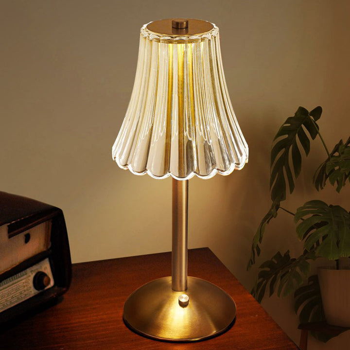 Brilliance – LED-Retro-Tischlampe, wiederaufladbar über USB