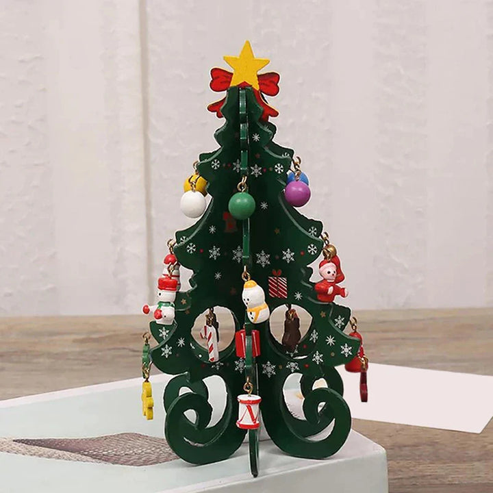 DecorEnHout - Charmanter 3D-Weihnachtsbaum