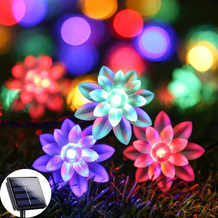 Flora – Zonne-energie Bloemenguirlande