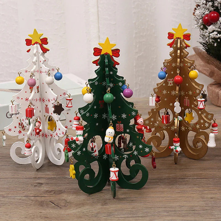 DecorEnHout - Charmanter 3D-Weihnachtsbaum