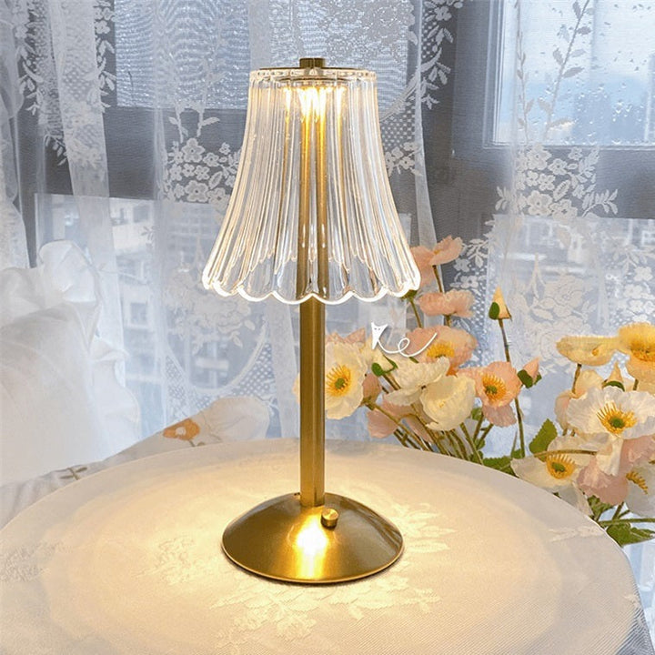 Brilliance – LED-Retro-Tischlampe, wiederaufladbar über USB