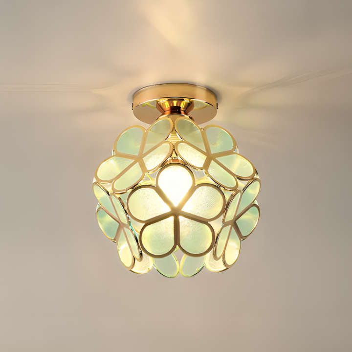Deckenleuchte mit Blumendekor - PetalLume