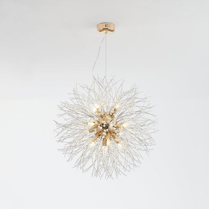 Lili - Design LED-Hängelampe, Weißgold, Metall