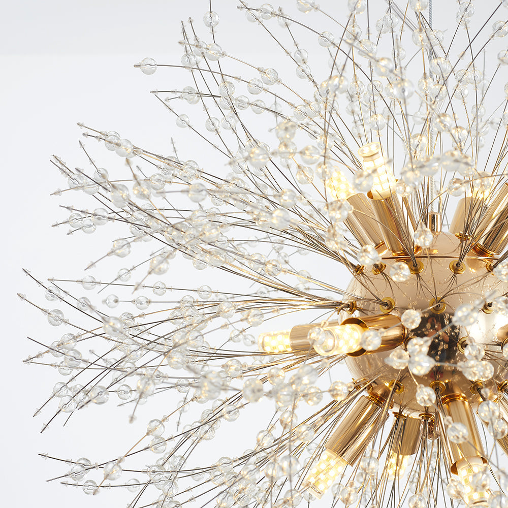 Lili - Design LED-Hängelampe, Weißgold, Metall