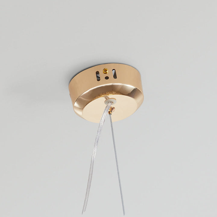 Lili - Design LED-Hängelampe, Weißgold, Metall
