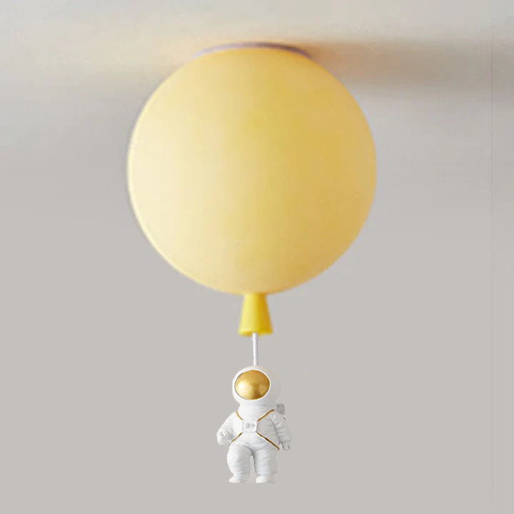 Fateh Moderne Mond/Astronauten LED-Deckenleuchte aus Acryl