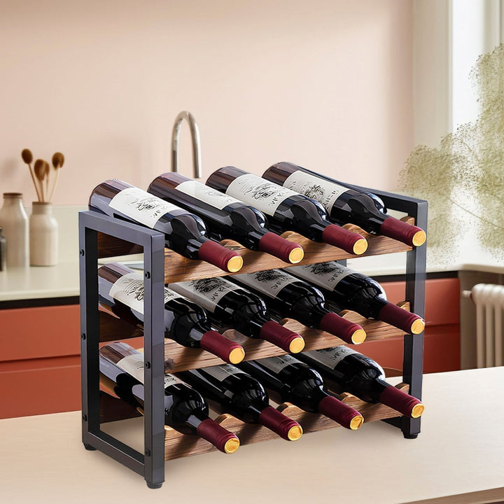 Elegante Weinlagerung für 12 Flaschen - WijnKunst