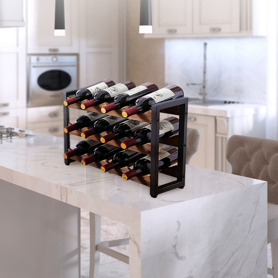 Elegante Weinlagerung für 12 Flaschen - WijnKunst