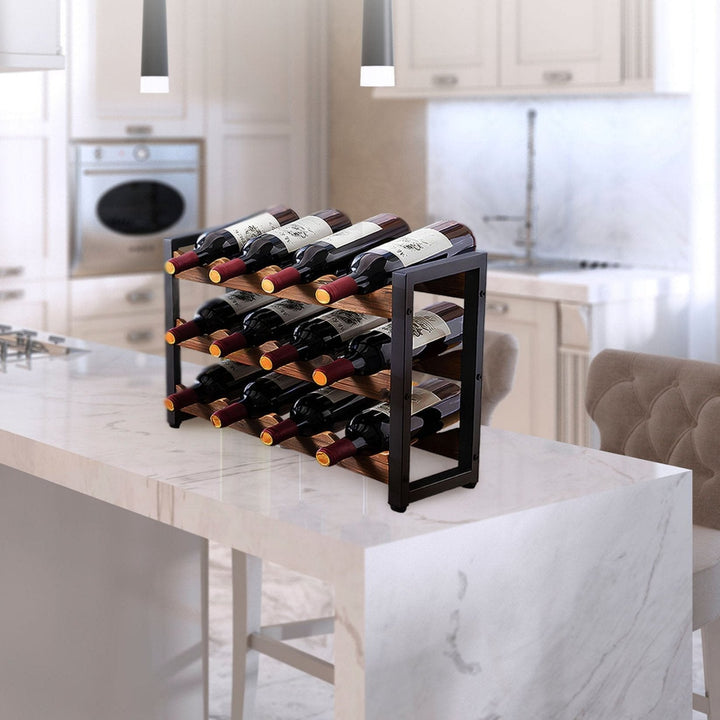 Elegante Weinlagerung für 12 Flaschen - WijnKunst