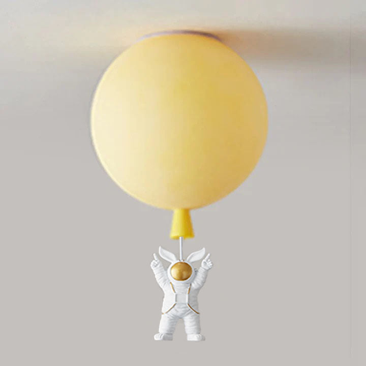 Fateh Moderne Mond/Astronauten LED-Deckenleuchte aus Acryl