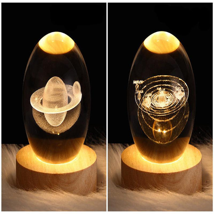 3D-Galaxie-Kristallkugel-LED-Nachtlicht