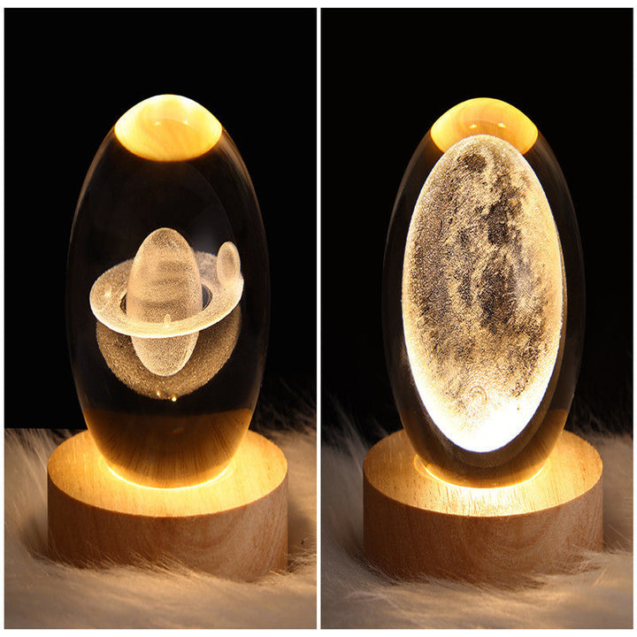 3D-Galaxie-Kristallkugel-LED-Nachtlicht
