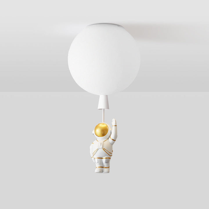 Fateh Moderne Mond/Astronauten LED-Deckenleuchte aus Acryl