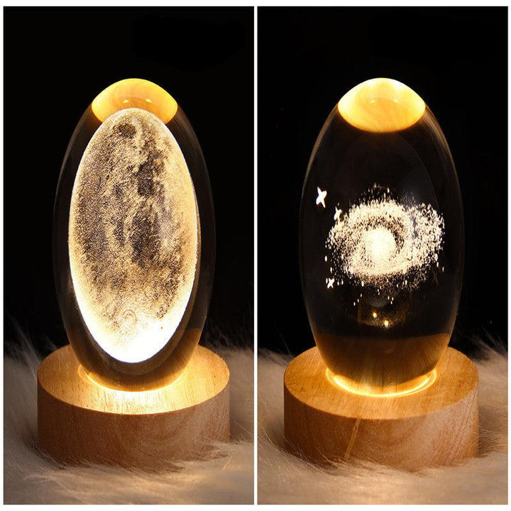 3D-Galaxie-Kristallkugel-LED-Nachtlicht