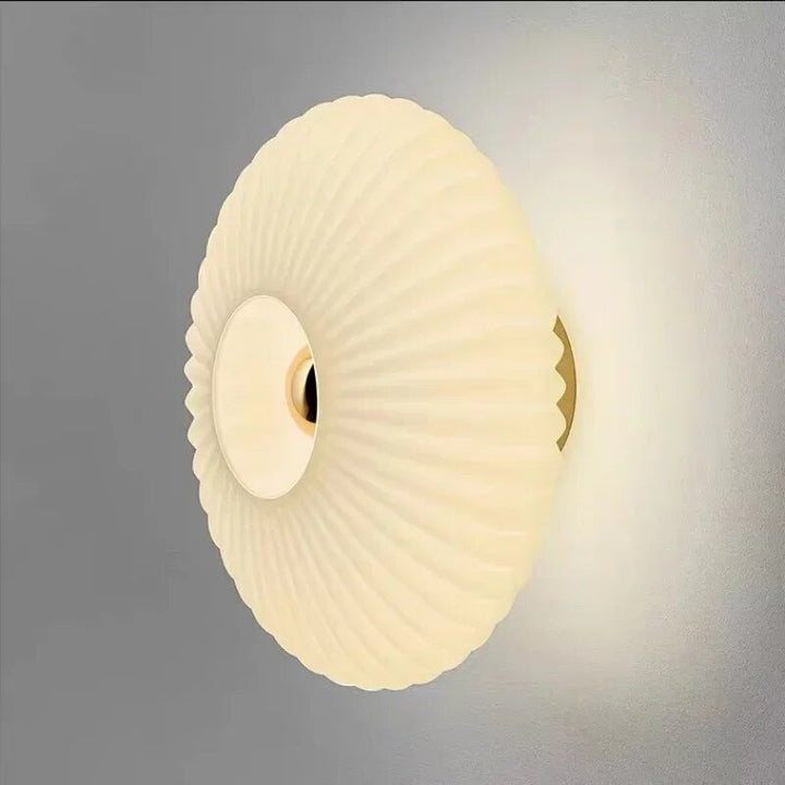 NimbusFlux - Glas Wandlampe mit Golvend Licht
