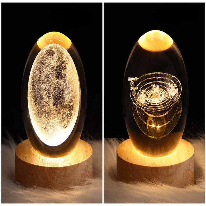 3D-Galaxie-Kristallkugel-LED-Nachtlicht
