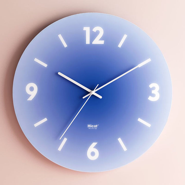 Luxus-Wanduhr aus Glas