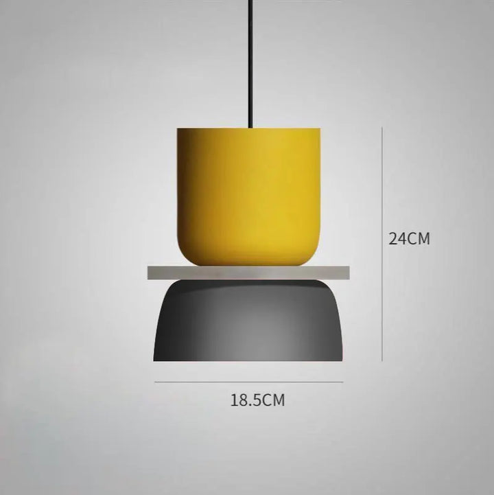 LuminaGlow - Moderne Hängeleuchte im Skandinavischen Macaron Stil