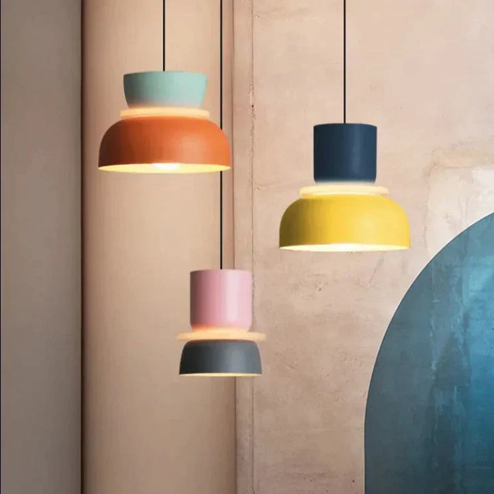 LuminaGlow - Moderne Hängeleuchte im Skandinavischen Macaron Stil